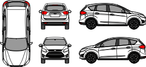 Ford CMax 2015 Vehicle Template