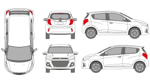Chevrolet Spark 2016 Vehicle Template