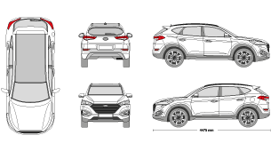 Hyundai Tucson 2015 Vehicle Template