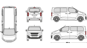 Peugeot Traveller 2016 Vehicle Template