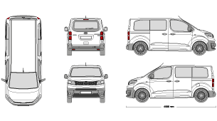 Toyota Proace 2016 Vehicle Template
