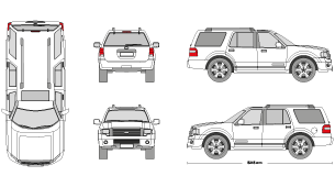 Ford Expedition 2007 Vehicle Template