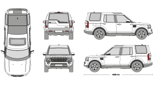 Landrover Discovery 2016 Vehicle Template