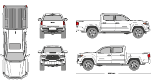 Toyota Tacoma 2016 vehicle template