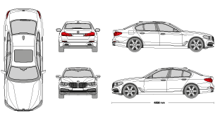 BMW 5er 2017 Vehicle Template