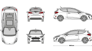 FORD Fiesta 2017 Vehicle Template