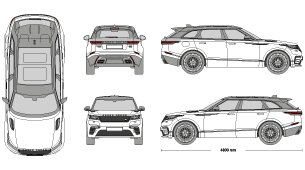 LAND ROVER Range Rover Velar 2017 Vehicle Template
