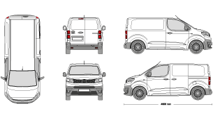 TOYOTA Pro Ace 2017 Vehicle Template