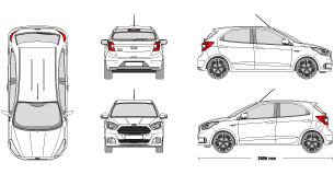 FORD Figo 2017 Vehicle Template