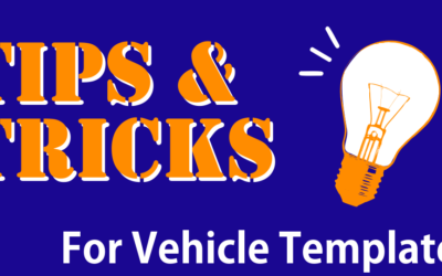 Vehicle Template Tips: Modify Using Your Software