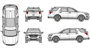 FORD Explorer Sport 2017 Vehicle Template