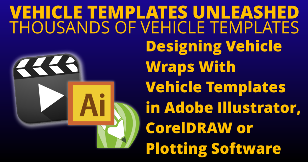 Designing Vehicle Wraps With Vehicle Templates in Adobe Illustrator, CorelDRAW or Plotting Software Video Tutorial