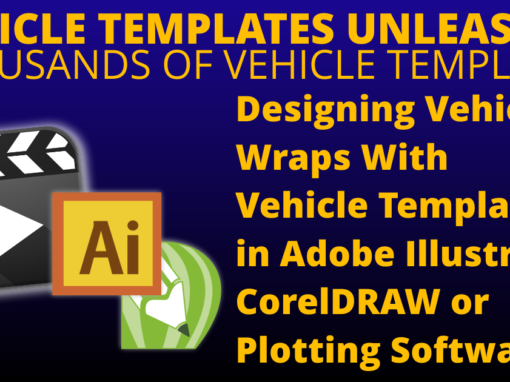 Designing Vehicle Wraps With Vehicle Templates in Adobe Illustrator, CorelDRAW or Plotting Software Video Tutorial