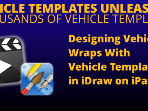 Designing Vehicle Wraps With Vehicle Templates in iDraw on iPad Video Tutorial