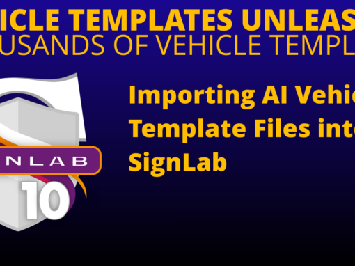 Importing AI Vehicle Template Files into SignLab