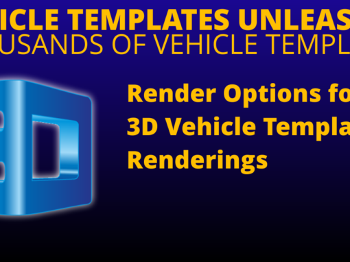 Render Options for 3D Vehicle Template Renderings