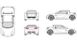 SMART / MCC Roadster 2003 Vehicle Template