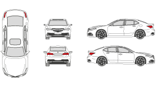 ACURA TLX 2014 Vehicle Template