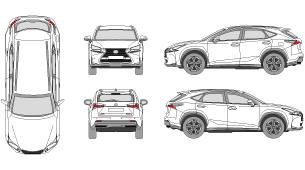 LEXUS NX 2015 Vehicle Template