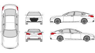 HYUNDAI Genesis 2015 Vehicle Template