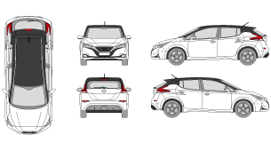 HONDA Civic 2017 Vehicle Template
