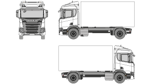 SCANIA R-Serie 2017 Vehicle Template