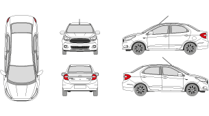 FORD Figo 2015 Vehicle Template