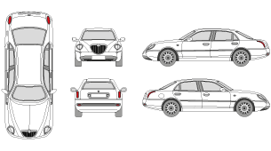 LANCIA Thesis 2002 Vehicle Template