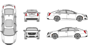 CADILLAC XTS 2016 Vehicle Template