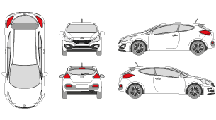 KIA Pro Cee´d 2013 Vehicle Template