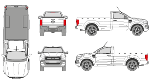 FORD Ranger 2015 Vehicle Template