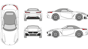 BMW Z4 2018 Vehicle Template