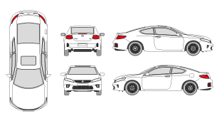 HONDA Accord 2012 Vehicle Template
