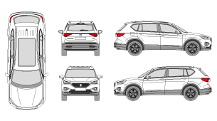 SEAT Tarraco 2018 Vehicle Template