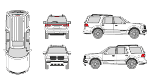 LINCOLN Navigator 2015 Vehicle Template