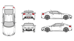 SCION FR-S 2013 Vehicle Template