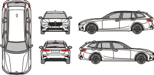 BMW 3er 2019 vehicle template
