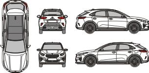 KIA X Ceed 2019 vehicle template