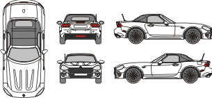 ABARTH 124 Spider 2016 template