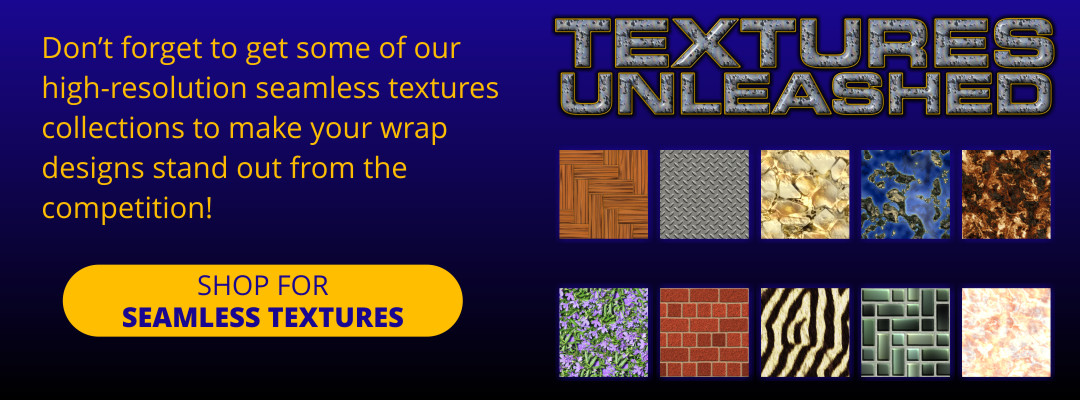 Seamless Textures for Vehicle Wraps