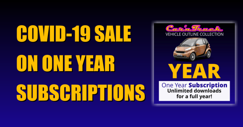 COVID-19 Sale on One Year Vehicle Templates Subscription