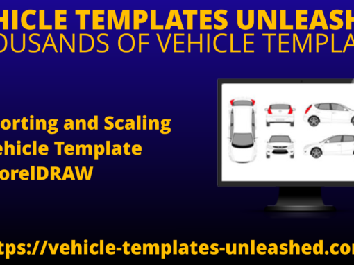 Importing and Scaling a Vehicle Template in CorelDRAW