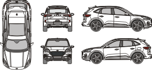 FORD Kuga 2020 vehicle template