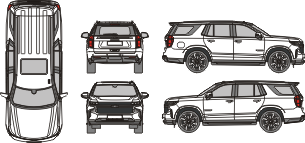 CHEVROLET Tahoe RST 2021 Vehicle Template