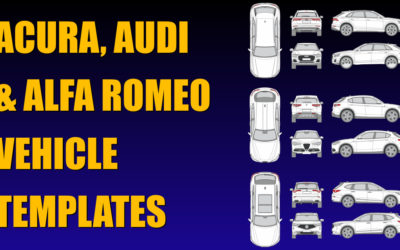 New Vehicle Templates for Acura, Alfa Romeo and Audi Models
