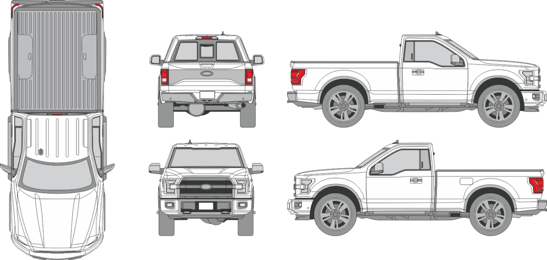 Ford F-150 Raptor 2019 Vehicle Template