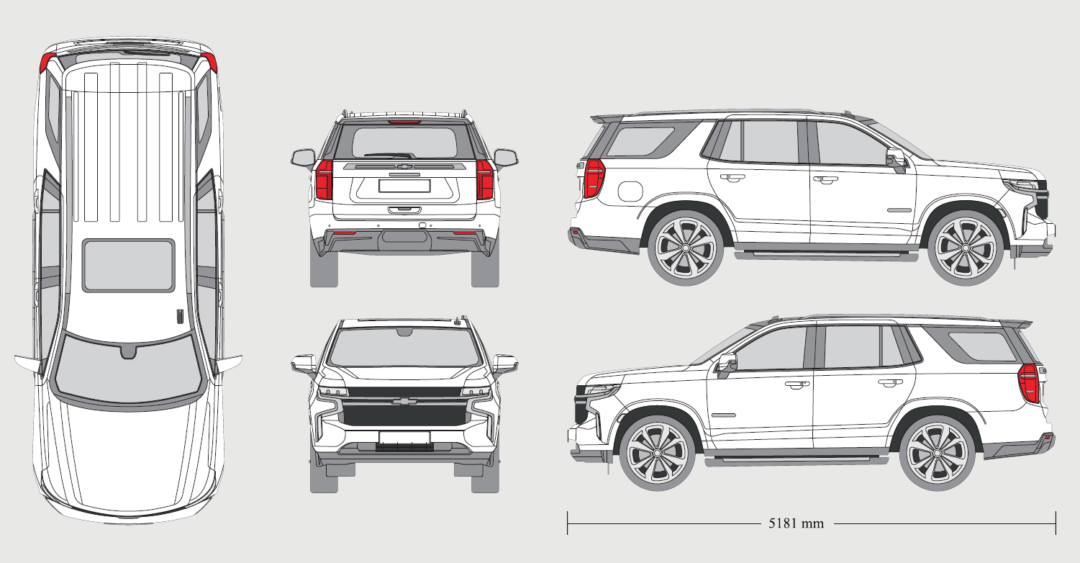 CHEVROLET Tahoe RST 2020 Vehicle Template