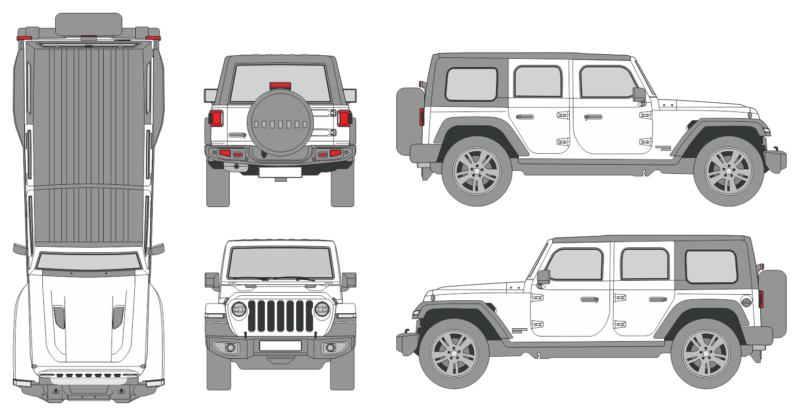 Wrap Jeep Wranglers With These New Vehicle Templates