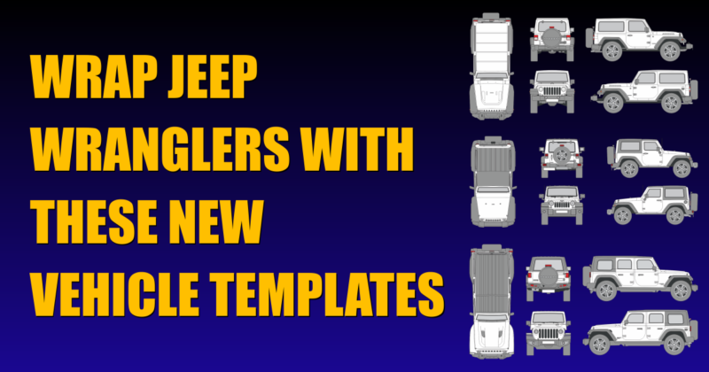 Jeep Wrangler Vehicle Templates