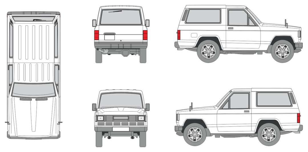 Nissan Patrol 1997 Vehicle Template